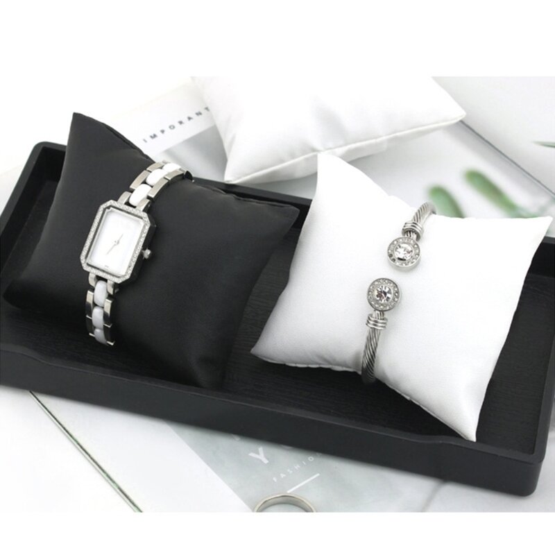 Relógio travesseiro pulseira almofadas almofada corrente pulso para exibições jóias