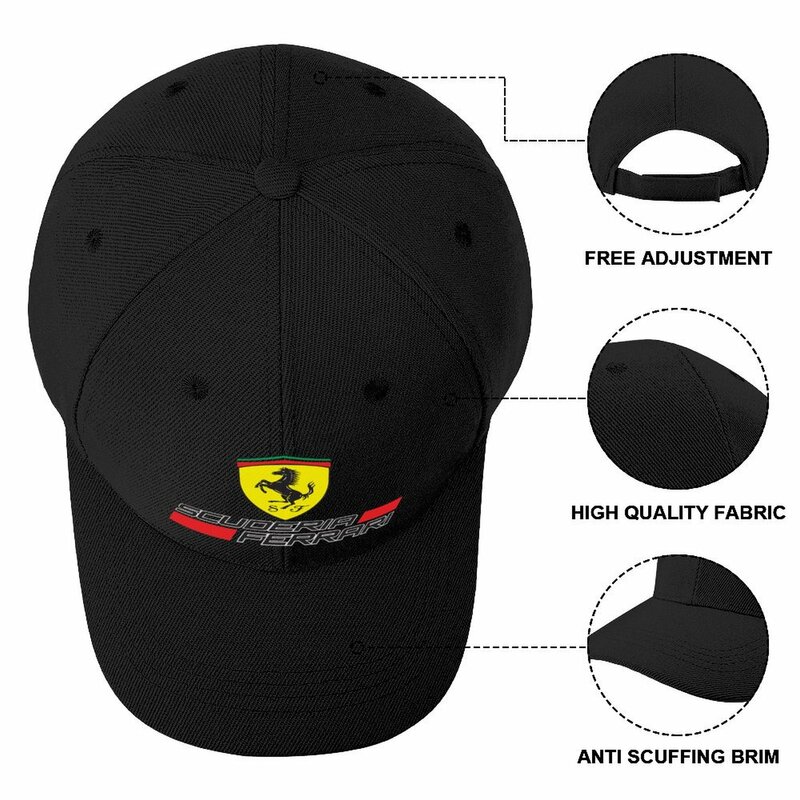 Topi bisbol balap untuk pria dan wanita, topi bulat pakaian Golf untuk balapan