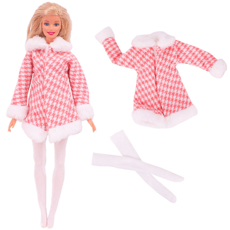 Ropa de muñeca bjd de 30cm, abrigo de moda, pantalones, vestido, adecuado para muñecas de 11,8 pulgadas, ropa informal, juguetes de regalo, 1 pieza