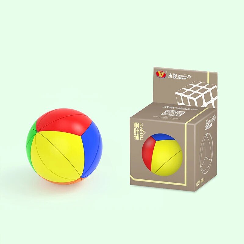 3d cubo mágico velocidade yeet bola cubo yj aprendizagem brinquedo educativo para crianças escritório anti estresse forma redonda cubo magico toy brinquedo