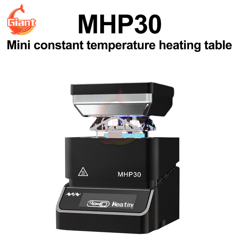 MHP30 stasiun solder pelat panas Mini SMD alat perbaikan papan PCB pelat pemanas pra-pemanas stasiun ulang cerdas