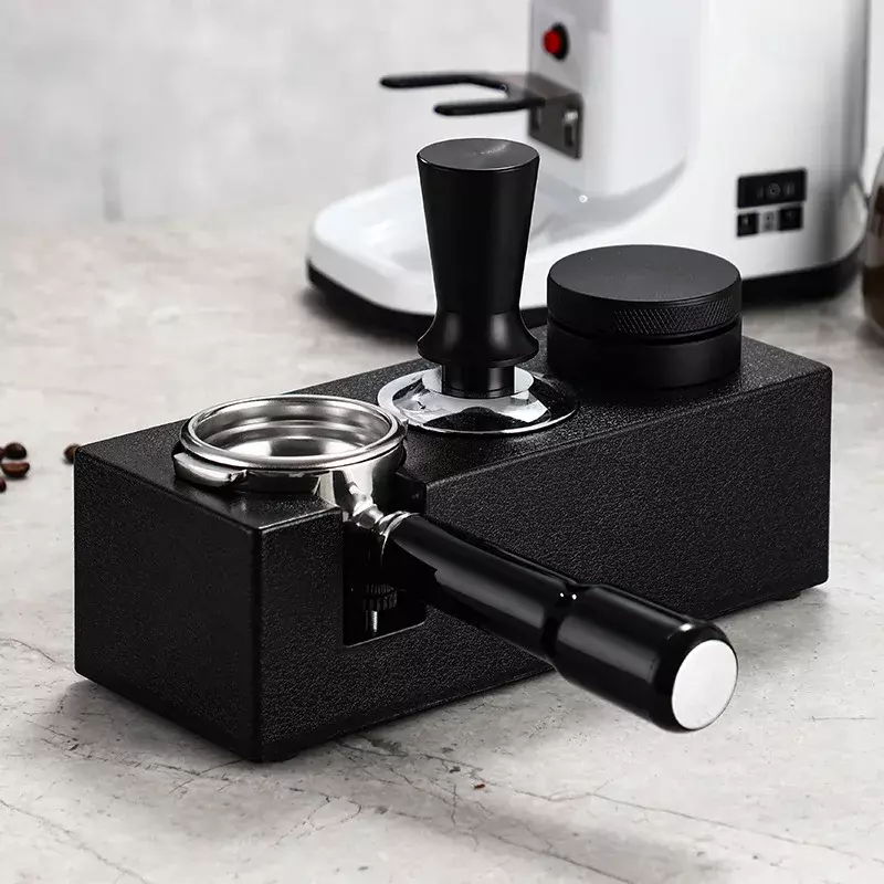 Handle Support Frame Tamping Mat Coffee Wood Pressure Flat Base Coffee ABS Press Powder Base Barista Tools Accessories Tamper
