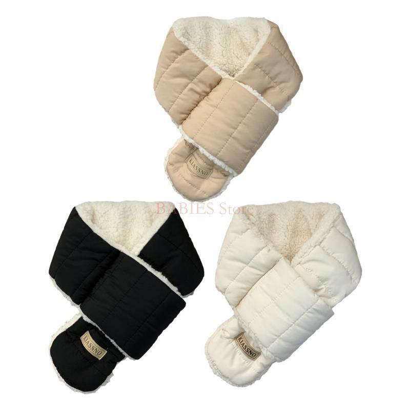 C9GB スタイリッシュなユニセックスキッズスカーフファッショナブルで暖かい子供用スカーフ耐久性と快適なスカーフ冬のアウトドアアドベンチャー