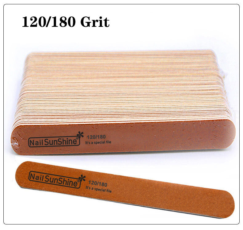 5/10Pcs Nail File Wood Thick Sandpaper Nail Manicure Sanding Nails Buffer Polishing Professionel Nail Polish Buffer Art Tools
