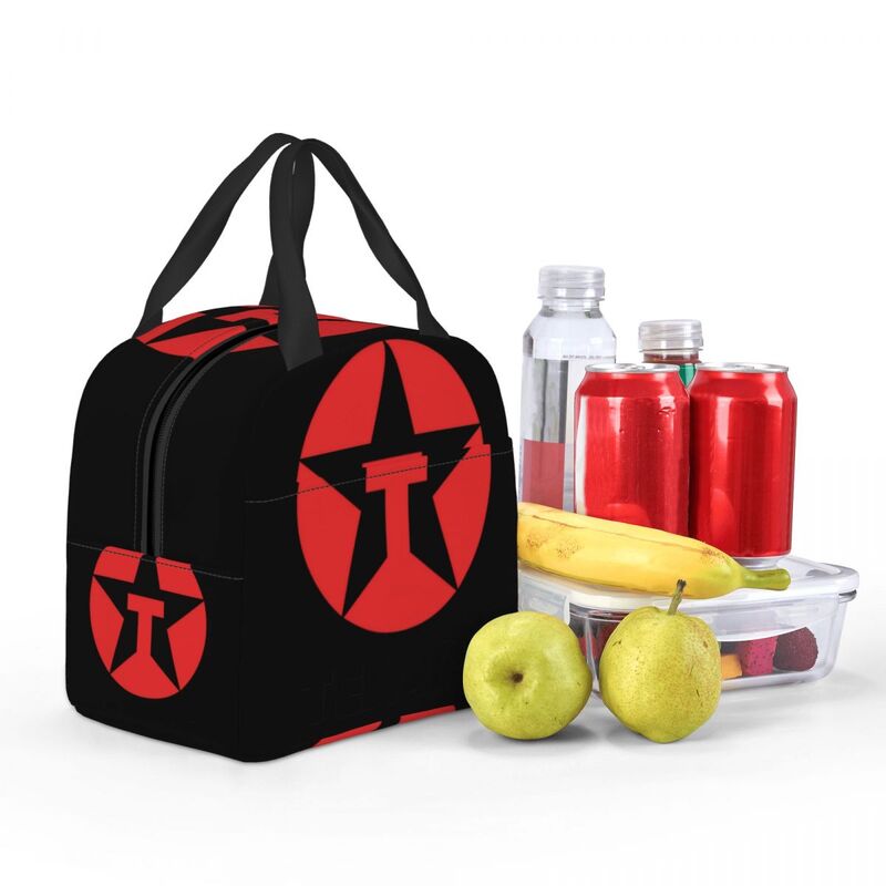 New Classic Texaco Lunch Bag Insulation Bento Pack Aluminum Foil Rice Bag Meal Pack Ice Pack Bento Handbag