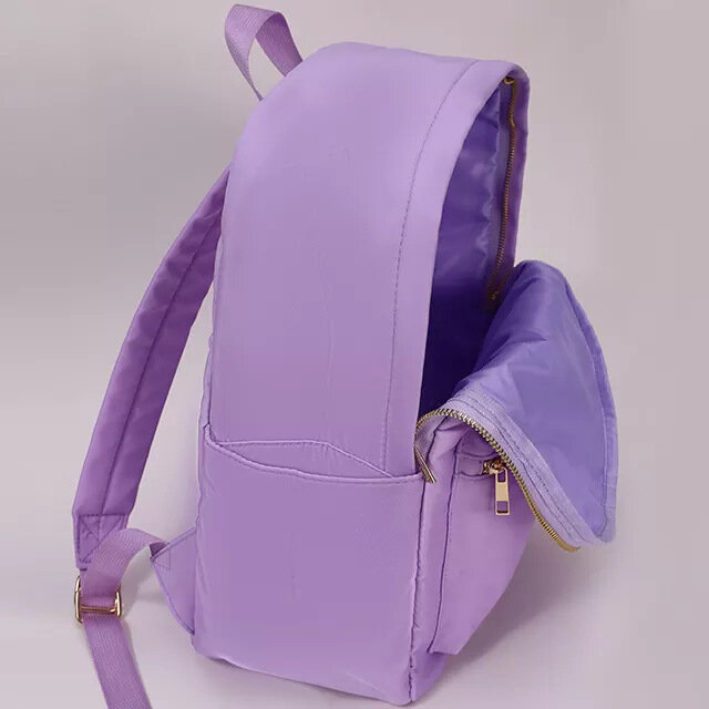 Benutzer definierte Nylon Rucksack mit Chenille Buchstaben personal isierte Rucksack mit Patch Buchstaben Reisetasche, Kinder rucksack zurück in die Schule