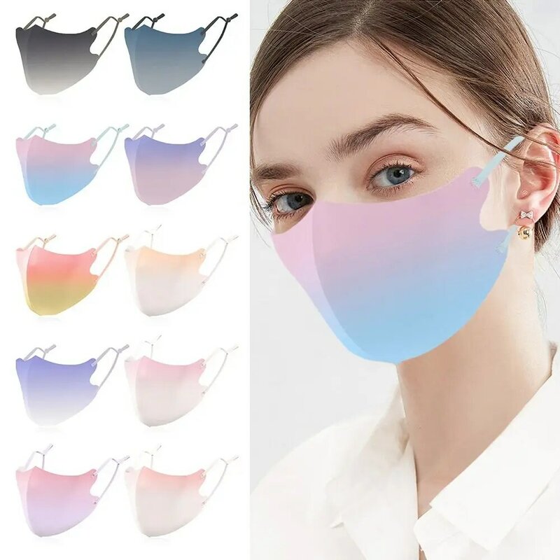 Ice Silk Ultraviolet-proof Face Mask Thin Eye Corner Protection UV-resistant Face Scarf Gift Adjustable Sunscreen Mask Outdoor