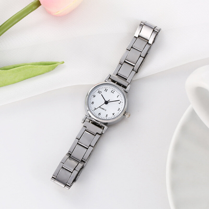 Ins w stylu leśnym studentka małe świeże zegarki koreańska wersja prosty i Retro artystyczny Temperament uniwersalny zegarek kwarcowy