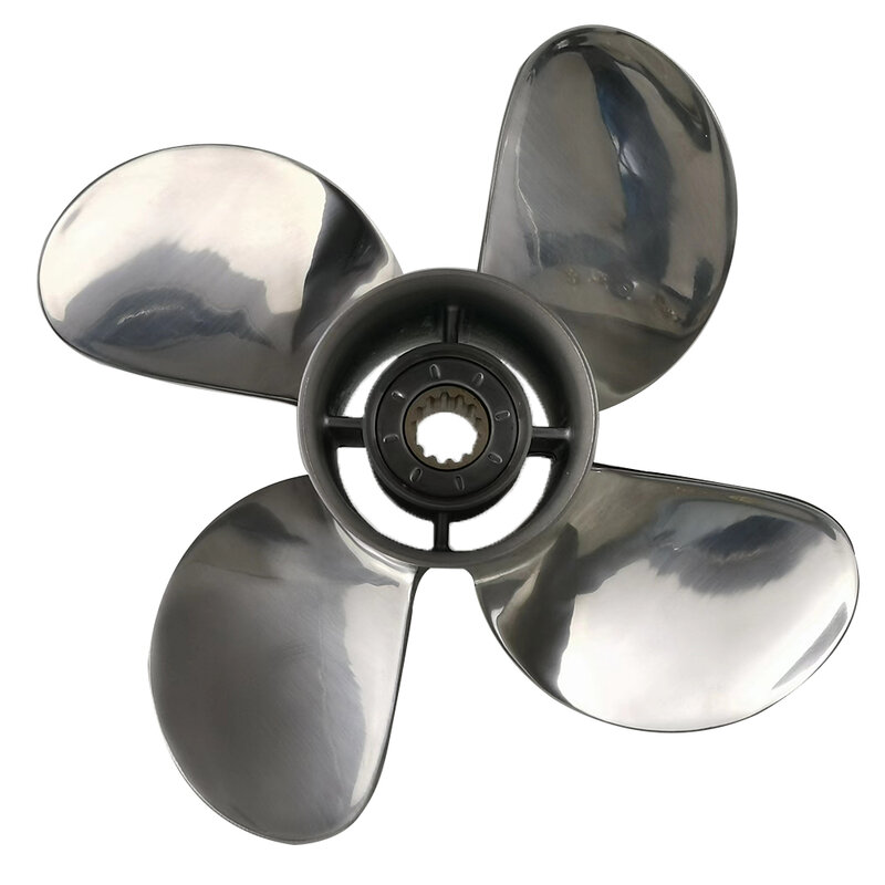 Professional 25~60 Horsepower Suppliers 4 Blade Stainless Boat Propeller For Yamah Propellers