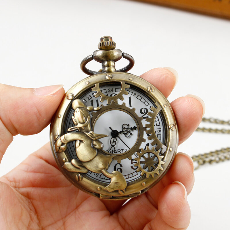 Relojes de bolsillo de cuarzo creativos únicos, accesorio de collar, reloj de cadena, recuerdo para niños, los mejores regalos para niños, hombres y mujeres