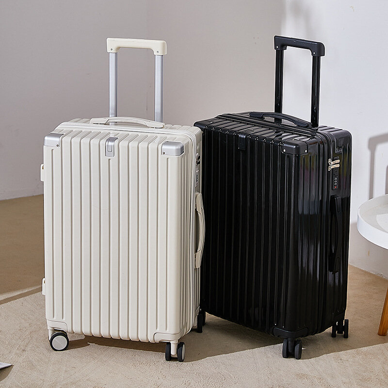 Vip-maleta personalizada con carrito, Maleta de embarque de 20 pulgadas, nueva caja de viaje con contraseña
