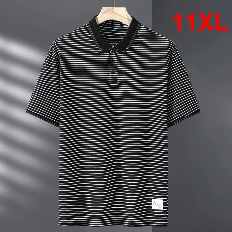 Striped Polo Shirt Men Summer Polo Shirts Contrast Color Tops Male Fashion Casual Short Sleeve Polo Shirts Summer
