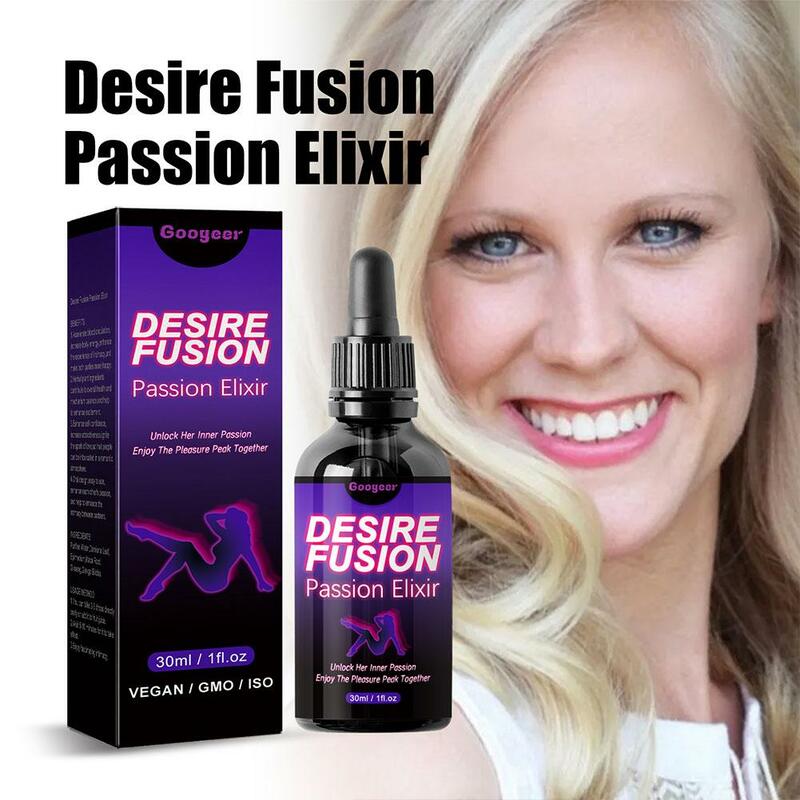 Desire Fusion Passion Elxir Libido Booster untuk wanita meningkatkan kepercayaan diri meningkatkan daya tarik menyalakan cinta 30ml