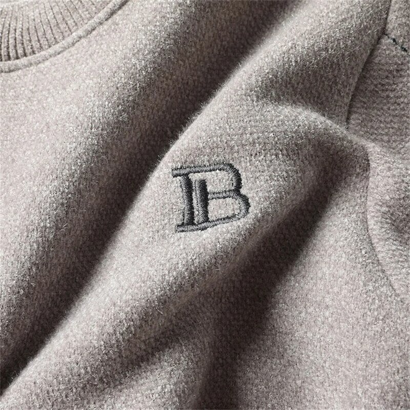 Nuovi maglioni da uomo moda inverno spesso caldo maglione lavorato a maglia da uomo Casual manica lunga girocollo in Cashmere Pullover da uomo