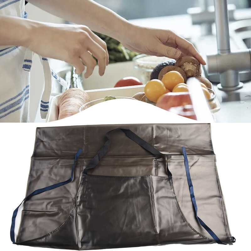 Long Apron Apron Areas Work Black Clean Durable Extended For Work Cleaner Household Kitchen Brand New High Quality
