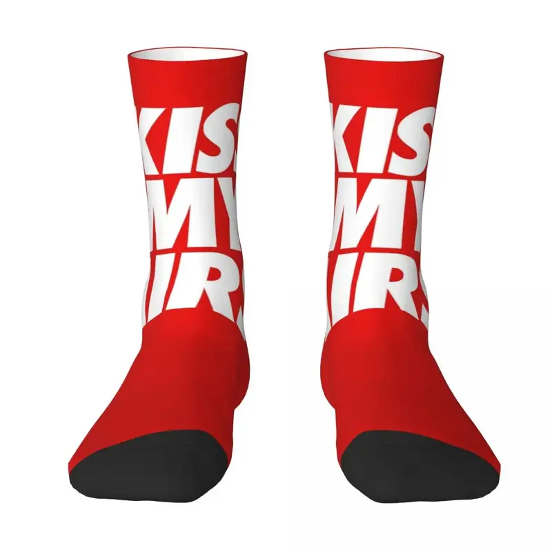 Kiss My Airs Socks Harajuku High Quality Stockings All Season Long Socks Accessories for Man's Woman's Gifts