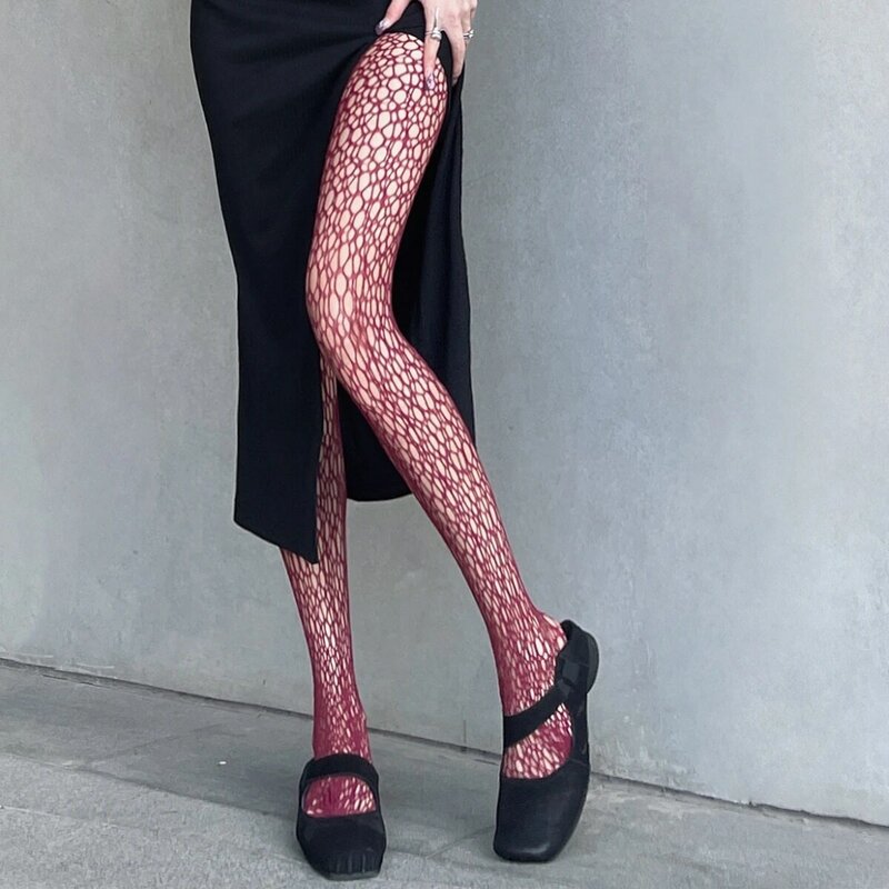 Женские сетчатые носки с высокой талией и эффектом влажности, Танцевальные чулки с высокой талией, колготки большого размера для косплея, прозрачные колготки высокого качества