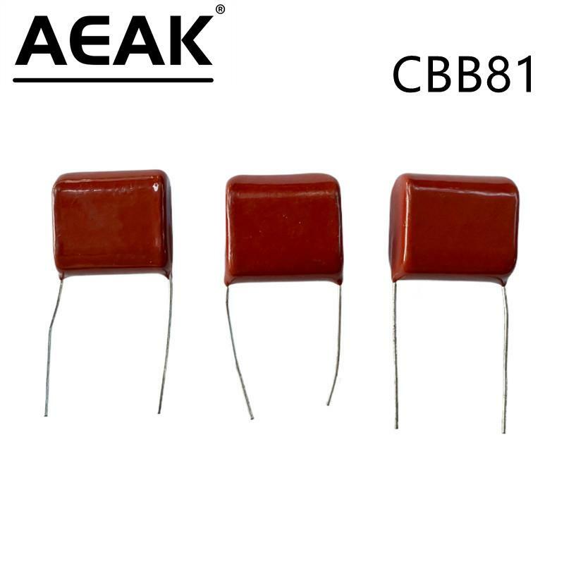 AEAK 10 шт./лот CBB81 конденсатор из полипропиленовой пленки 1000 в 1250 в 1600 в 2000 в 103J 104J 105J 152J 153J расстояние между пищевыми продуктами 15 мм 20 мм