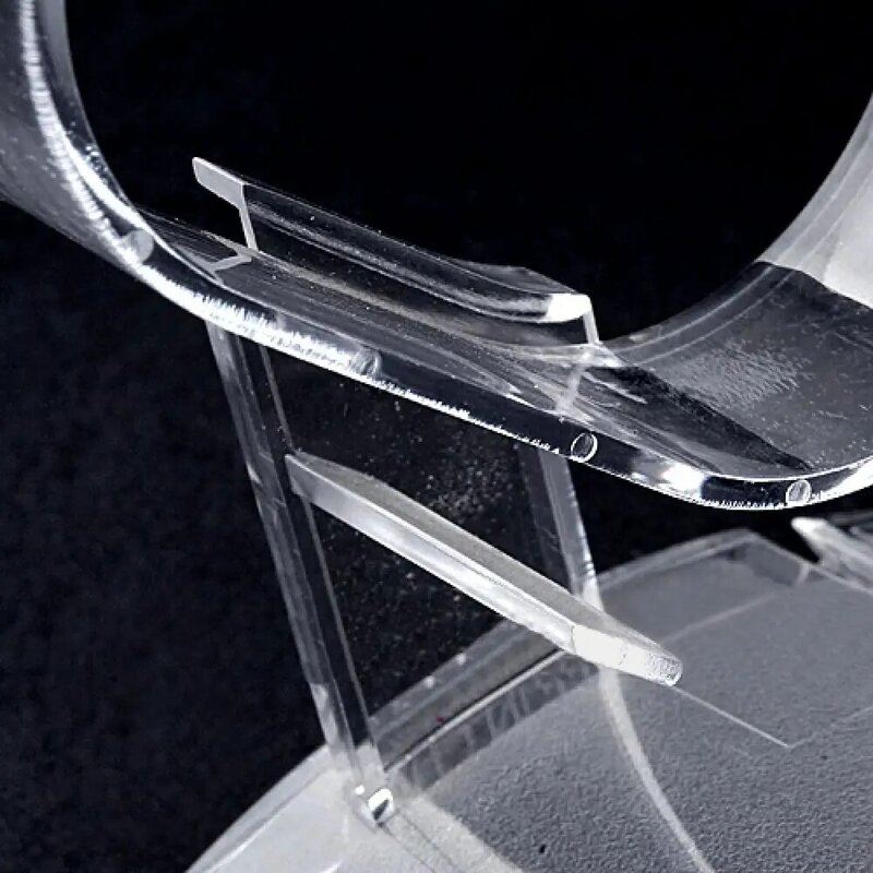 ジュエリーやブレスレット,時計,アクセサリー用の透明なプラスチック製のプラスチック製時計ケース