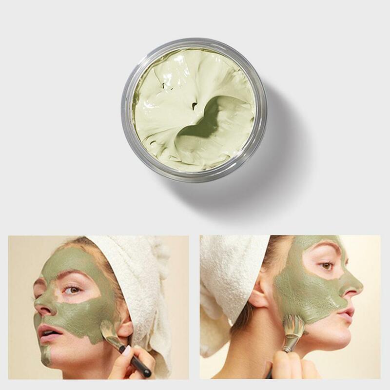 Viel grüner Tee Baum Ton Maske entfernen gegen Gesicht Akne Behandlung Reinigungs maske Mitesser Punkte Gesichts pflege Creme Entferner schwarz