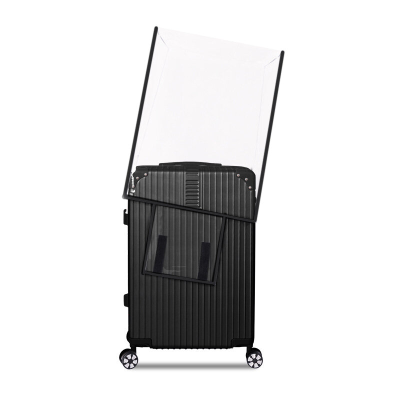 Copertura protettiva per bagagli completamente trasparente copertura protettiva per valigia addensata copertura per valigia in PVC copertura per bagagli avvolgibile