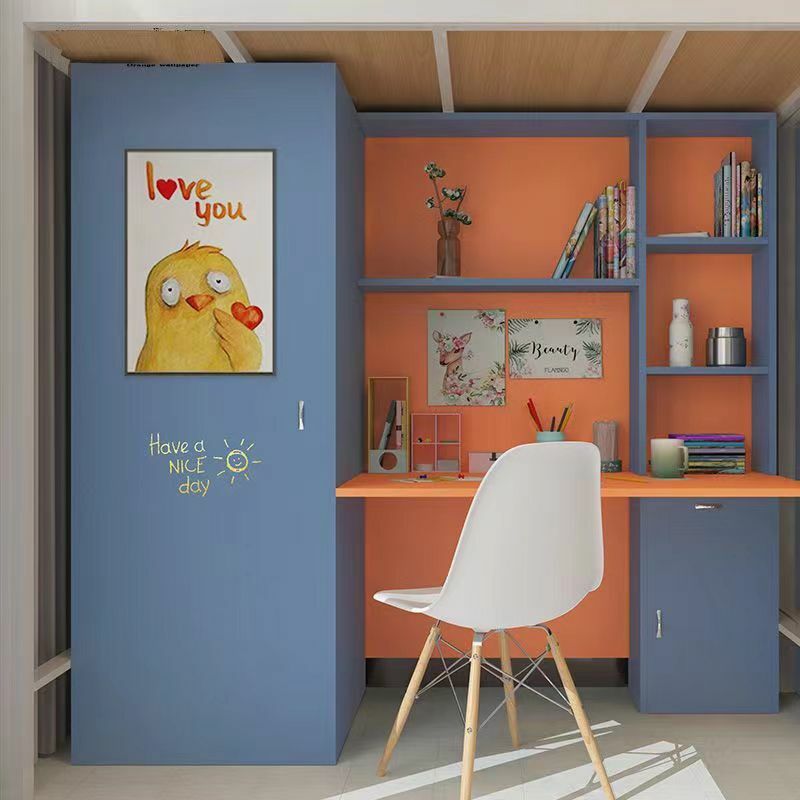Macaron DIY-pegatinas autoadhesivas de Color sólido, papel tapiz de renovación de pared, PVC grueso, impermeable, dormitorio, armario