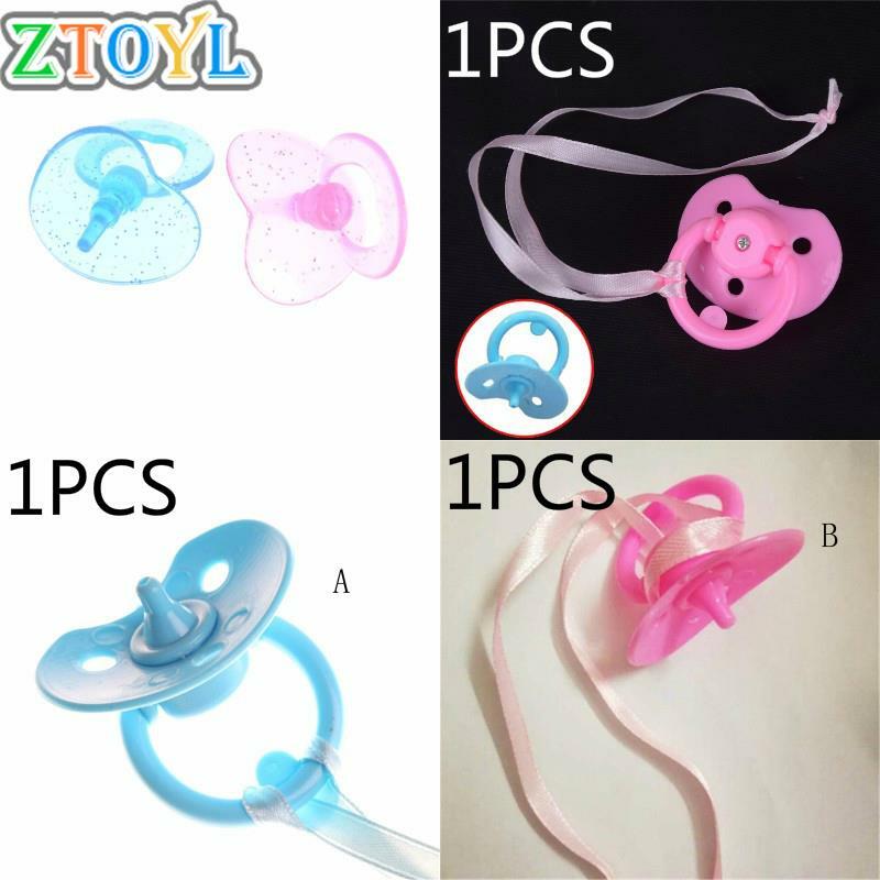 1/2PCS Baby Doll Pacifier Bottle for Nursery Doll House Feeding Kids Pretend Play Games Toys Feed Medication Device