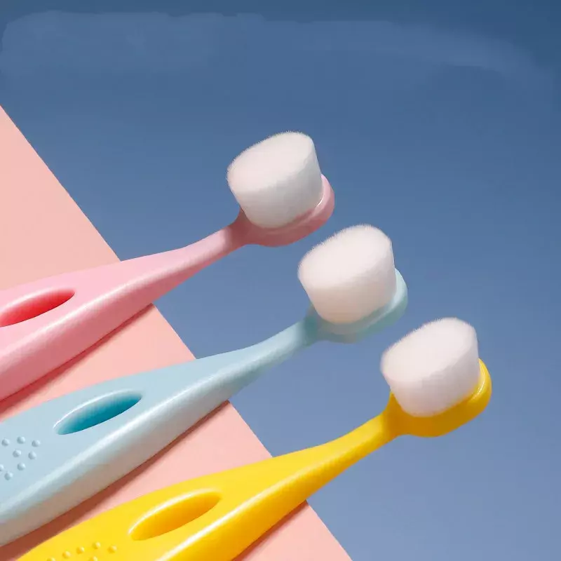 طفل أطفال فرشاة الأسنان فرشاة لينة جدا فرشاة الأسنان عالية الجودة الأطفال فرشاة الأسنان 360 الخيط بنين بنات العناية بالأسنان
