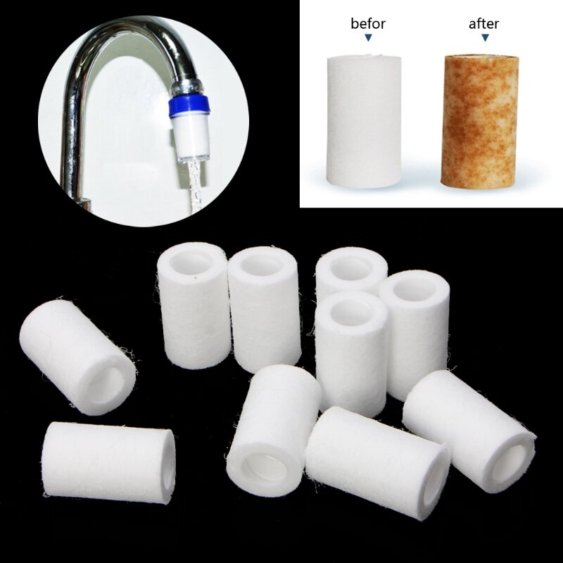 Elemento filtro algodão pp, substituição filtros água para torneira, elemento filtro filtragem água fácil