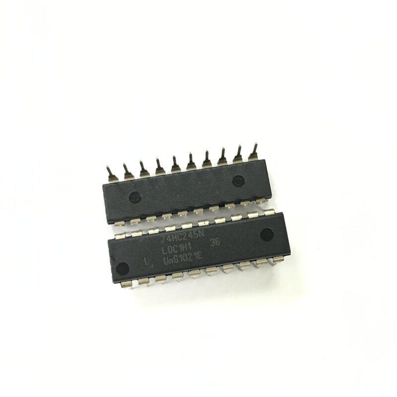 74 hc245n 3-Staaten-Bus-Transceiver, hc/uh-Serie, 1-Func, 8-Bit-True-Ausgang, cmos, pdip20 neues Original auf Lager