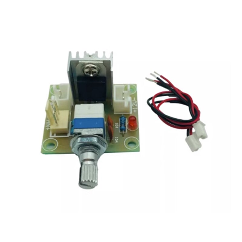 5 Pieces Adjustable Voltage Fan Speed Controller Module LM317 Speed Controller Module