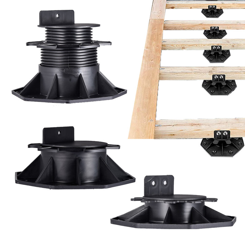 Rodamiento de altura ajustable para placas de Patio, rodamiento de Pedestal para madera, WPC, Aluminio
