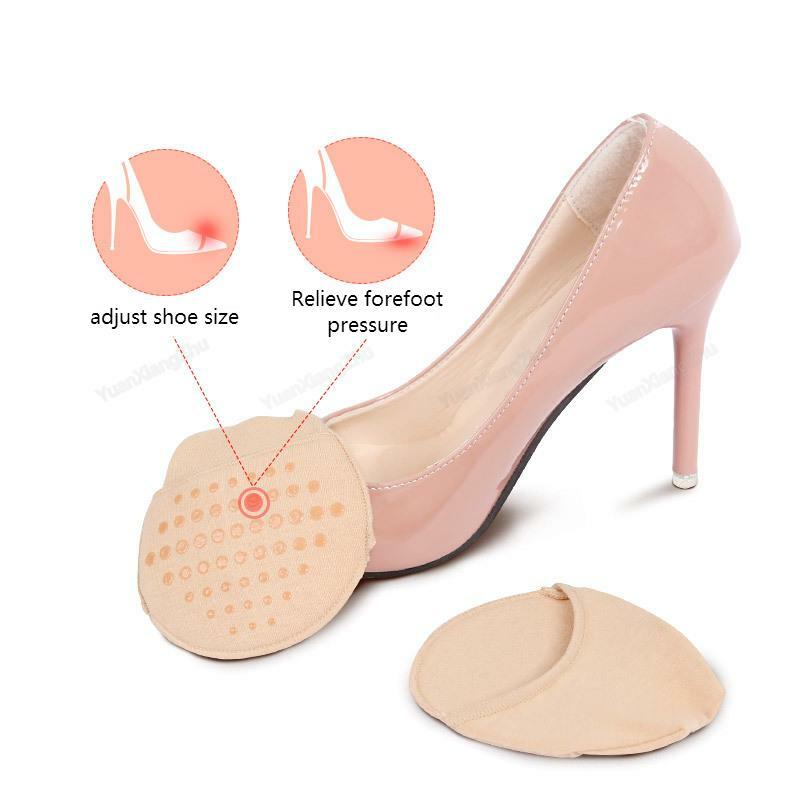 Nieuwe Voorvoet Pads Katoen Inlegzolen Comfortabele Schoen Pad Pijnbestrijding Siliconen Antislip Schoen Binnenzool Voor Vrouwen Voetverzorging producten