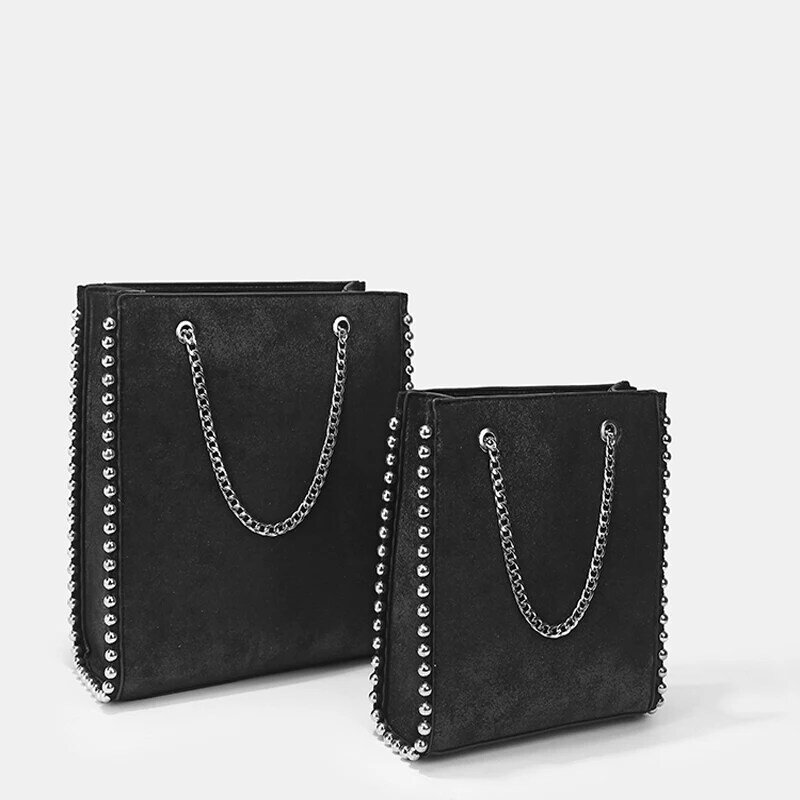 Высококачественные женские маленькие сумочки из искусственной кожи, модная дизайнерская женская сумка через плечо с заклепками, женская с...
