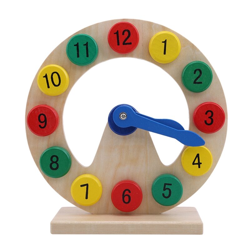 Drewniane zabawki uczą się mówić czas drewniany zegar cyfrowy pomoce nauczycielskie dzieci zabawki do wczesnej edukacji dla dzieci