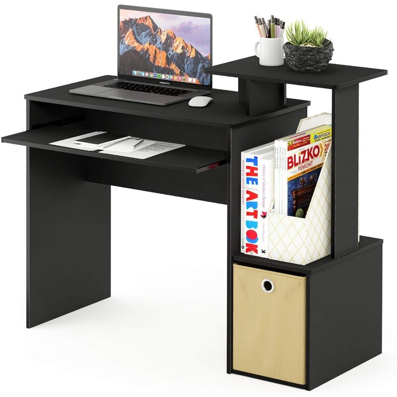 Room Desk to Study Black/Brown Econ Multipurpose Home Office Computer Writing Desk Furniture Table Pliante Desks Reading Gaming