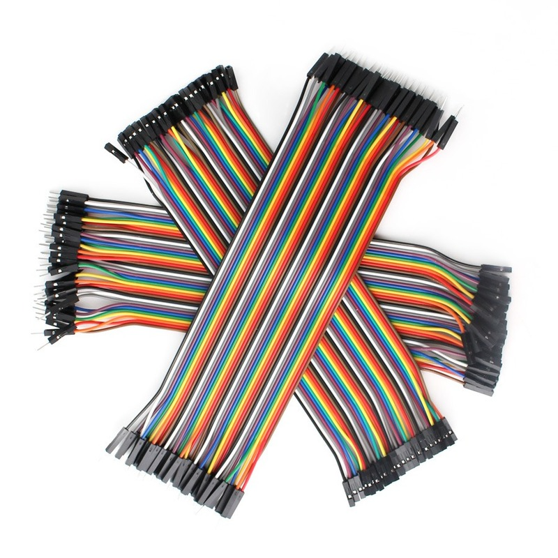 Jumper Wire Dupont Cable Kit, Fio de Cobre, macho para macho + fêmea para fêmea para fêmea para fêmea, Kit DIY, 30cm