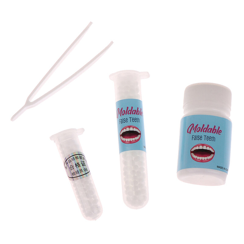 Kit de reparo dentário temporário, cola sólida de dentes falsos, adesivo dentário, clareamento dental, ferramentas de beleza, 10g, 15g, 25g