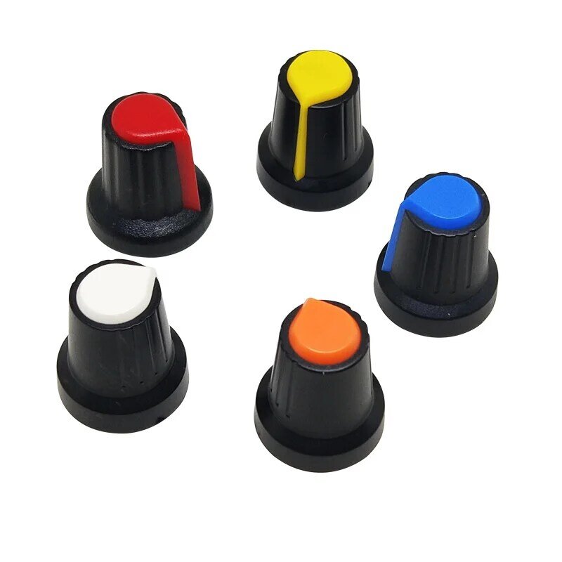 10 قطعة WH148 مقبض الباب 15X17mm البلاستيك مقبض AG2 نوع الجهد السلطة مكبر للصوت مقبض الباب غطاء أصفر برتقالي أزرق أخضر أبيض أحمر