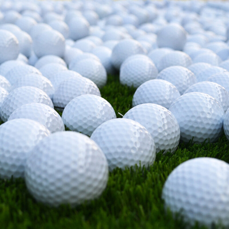 Pelotas de práctica de Golf de doble capa para deportes al aire libre, juego de entrenamiento de partido, pelotas de competición