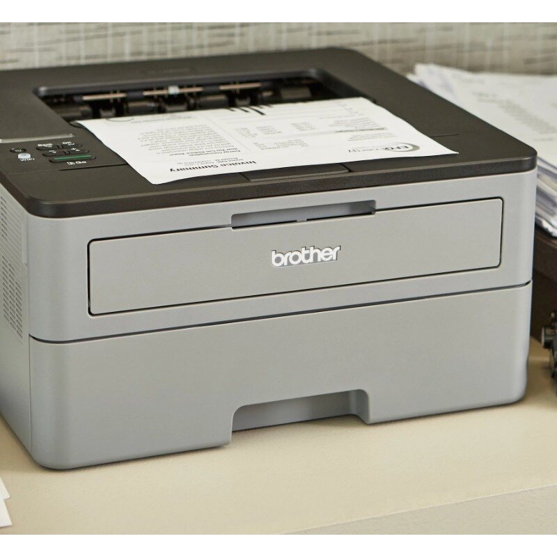 Monochromatyczna kompaktowa drukarka laserowa z HL-L2350DW brata z drukowaniem bezprzewodowym i dupleksowym