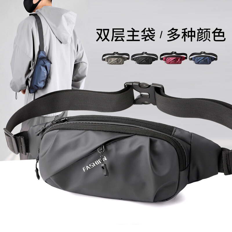 2023 nuova borsa pettorale semplice e alla moda borsa a tracolla per sport all'aria aperta impermeabile borsa a tracolla Casual da viaggio