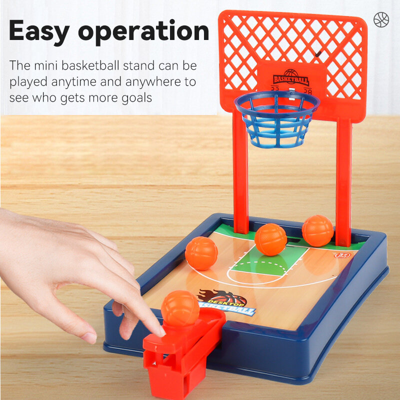 Board Finger Funny Game Basketball Desktop Mini Shooting Machine Party Table Interactive Sport Games for Kids Adults Gift