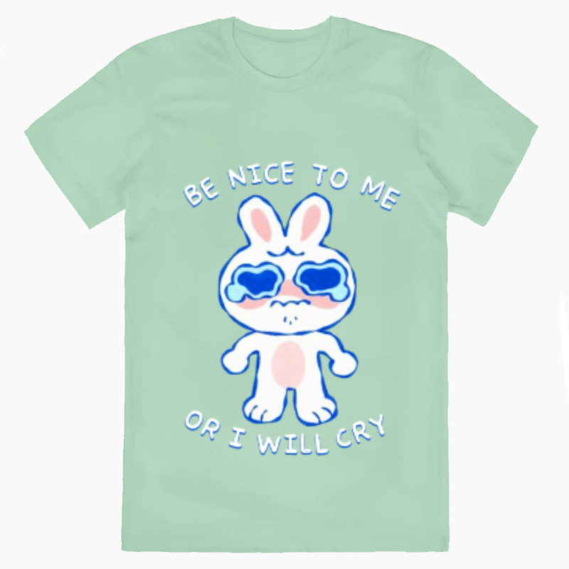 Cartoon Aesthetics Graphic Tee Top Y2k Designer Trendy T-shirt for Women Korean Style T Shirt Short Sleeve For Spring & Summer