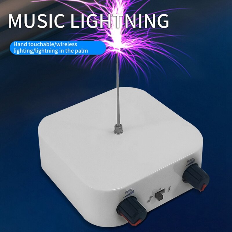 Bluetooth Music For Tesla Coil Arc Plasma Loudspeaker Wireless Transmission Touchable With EU Plug Durable Easy Install