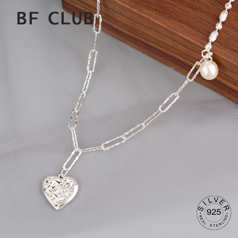 Ожерелье-чокер женское из серебра 100% пробы, со сверкающим сердцем