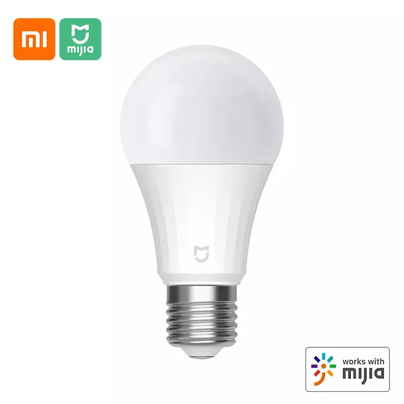 Xiaomi Mijia LED หลอดไฟ E27สมาร์ท5W 2700-6500K สีบลูทูธตาข่ายรุ่น Voice Control สีขาว Mi Home APP