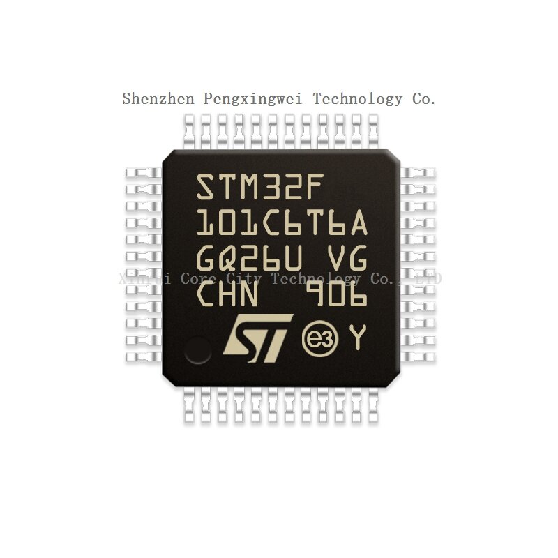 ไมโครคอนโทรลเลอร์คอนโทรลเลอร์แบบ LQFP-48ใหม่ (mcu/mpu/soc) ซีพียู STM32F101 STM32F STM32มีในสต็อก STM32F101C6T6A