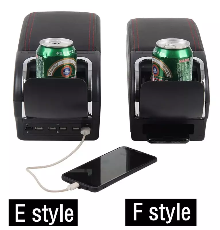صندوق ذراع السيارة لشحن USB ، فولكسفاغن بولو فينتو-من الملحقات ، جديد
