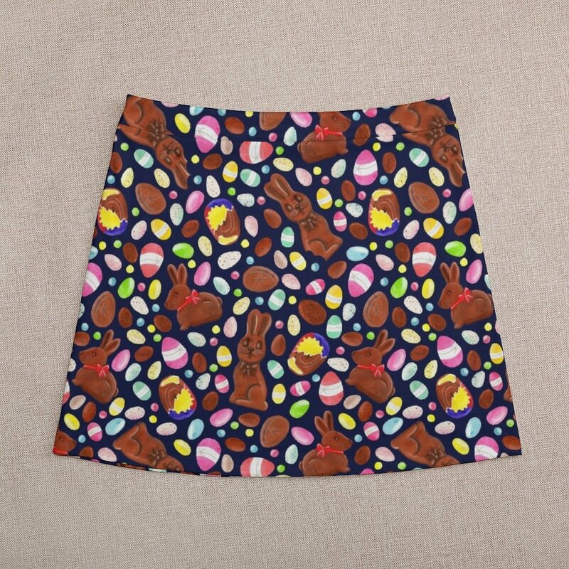 Easter Egg Bounty - Navy Mini Skirt kpop summer outfits for women 2023 luxury designer clothing women Clothing female